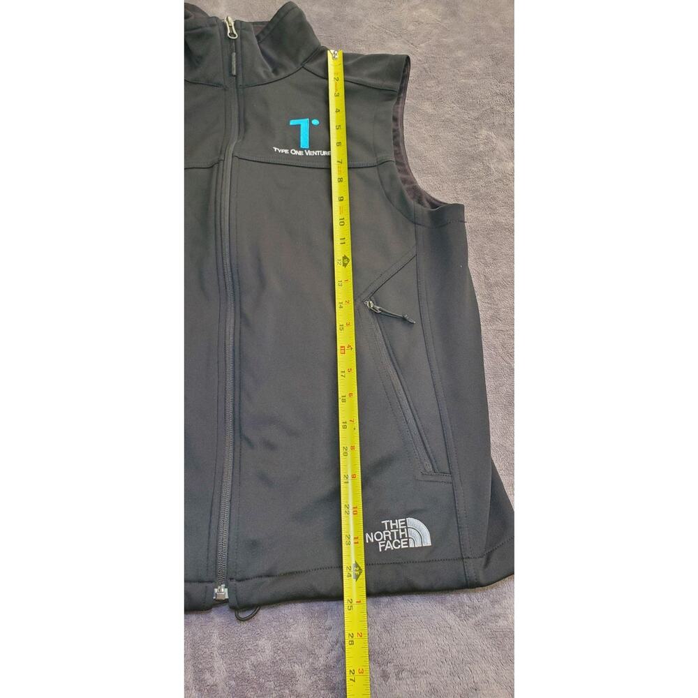 The North Face Windwall Sz M Men’s Windproof Softshell Vest Black Winter C25-35 - Picture 2 of 9